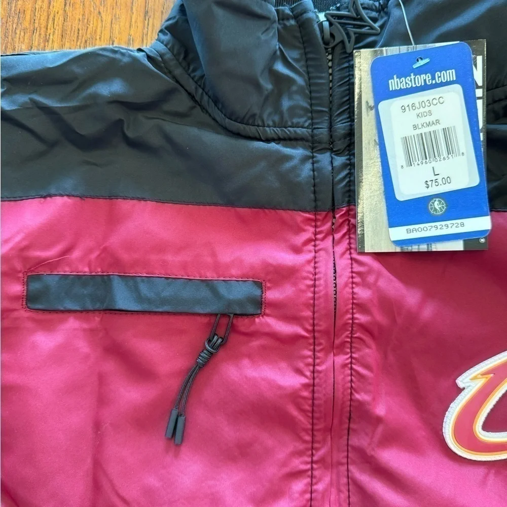 NWT Zipway Tear-Away NBA Cleveland Cavaliers Youth Jacket / L 14-16